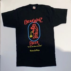 VTG 1988 Mens Bearwhiz Beer T-Shirt